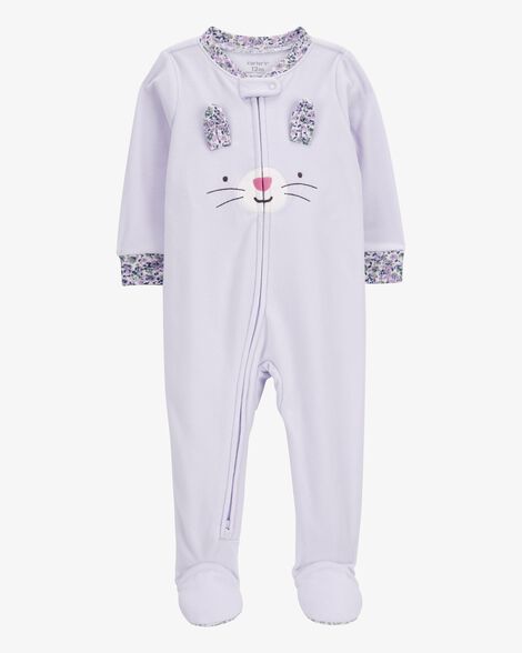  Product image 1 of Toddler 1-Piece Bunny Fleece Footie Pajamas