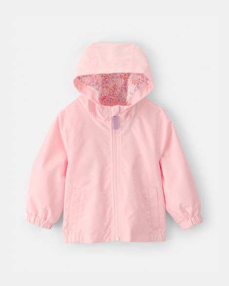baby girl windbreaker - pink