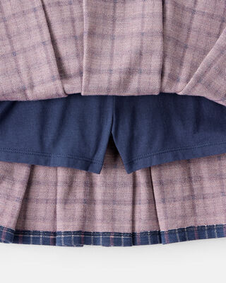 Product image 2 of Kid Plaid Pleated Pull-On Skort