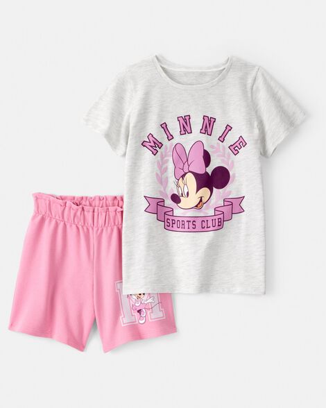 girls 2-piece minnie mouse outfit set