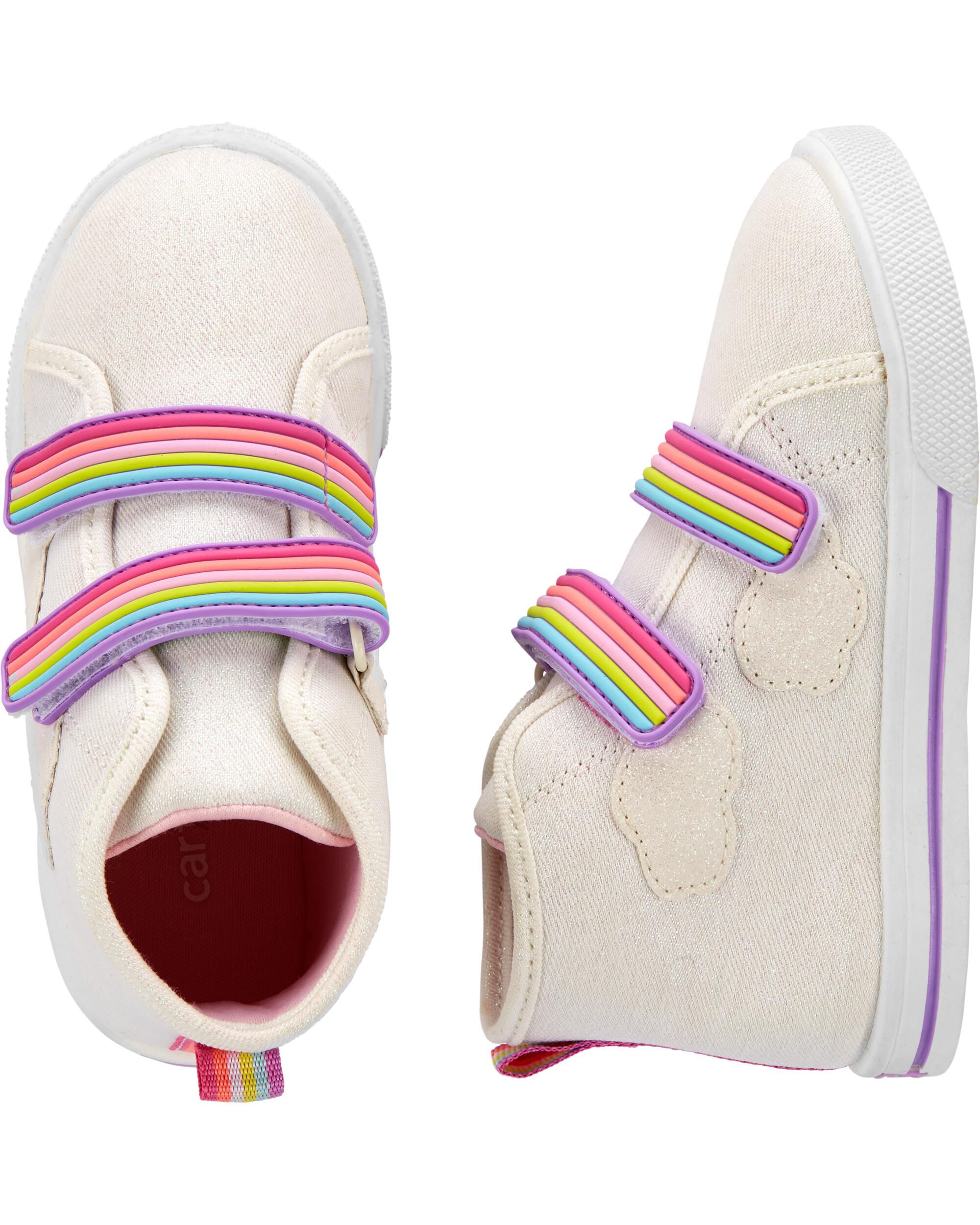 rainbow high top shoes