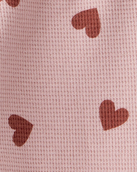 Product image 4 of Baby Waffle Knit Set Made with Organic Cotton in Heart Print