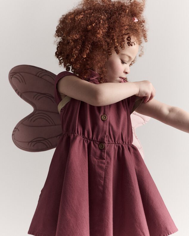 Product image 2 of Toddler Girl Avenue Twirl™ Dress - Burgundy