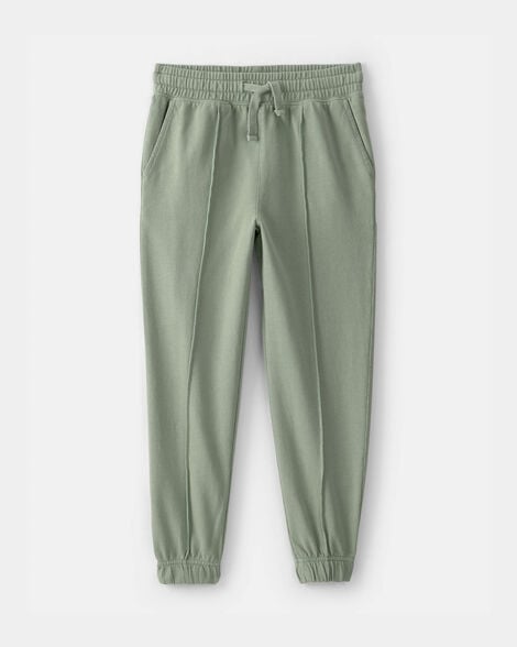 boys french terry joggers - green