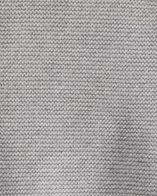 Product image 2 of Baby Organic Cotton Sweater Knit Overalls in Heather Grey