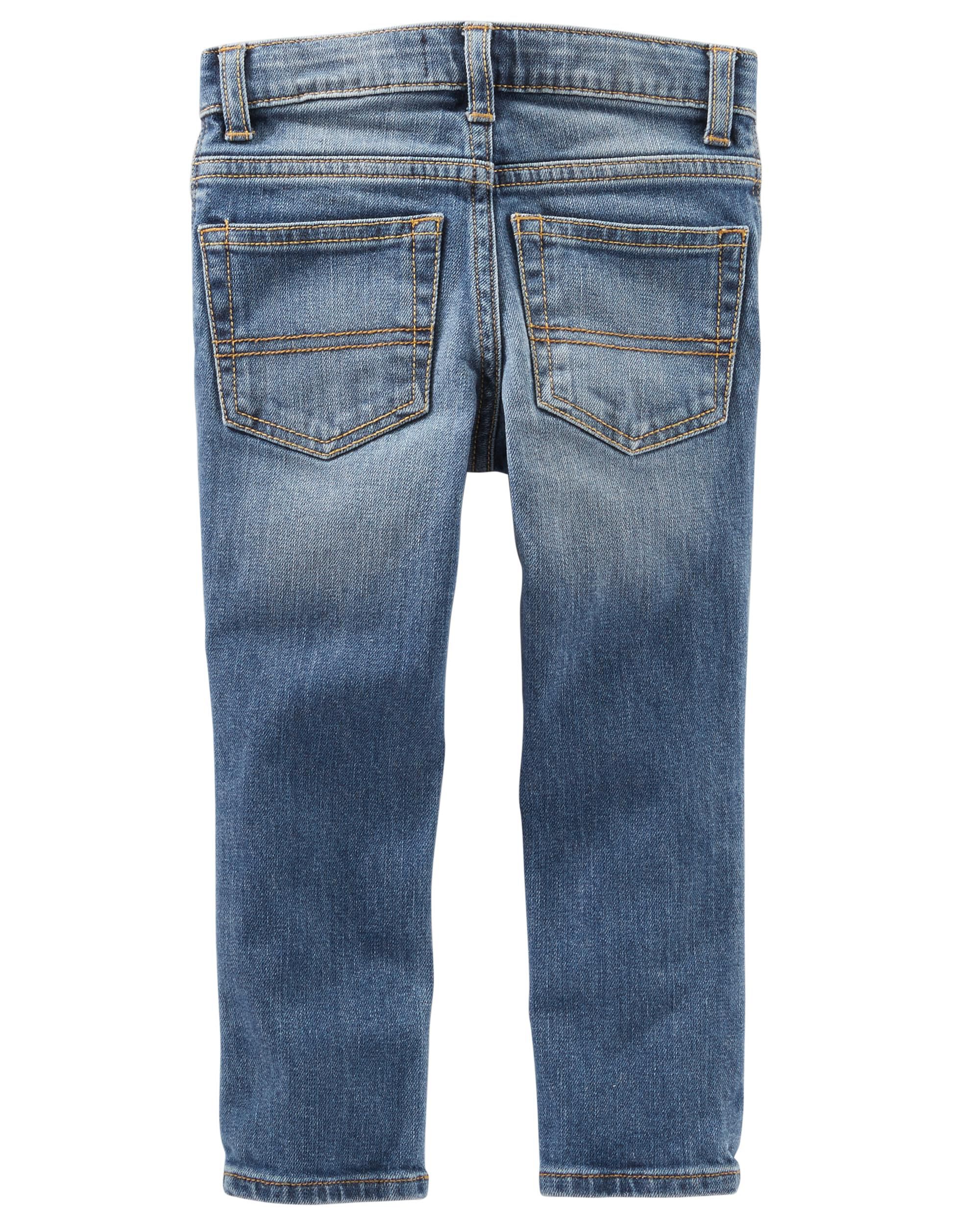 Baby Medium Blue Wash Skinny-Leg Jeans