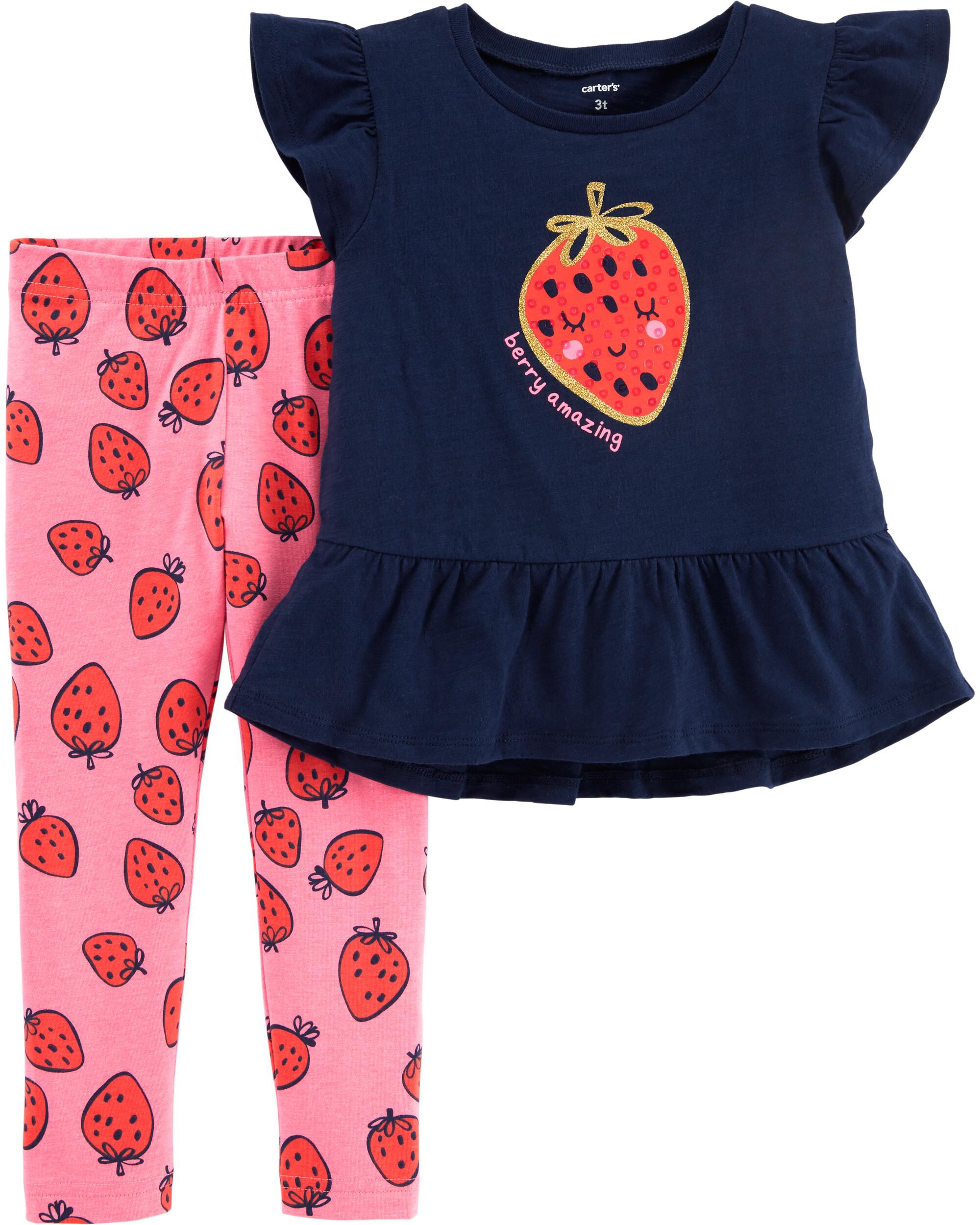 carter's strawberry outfit