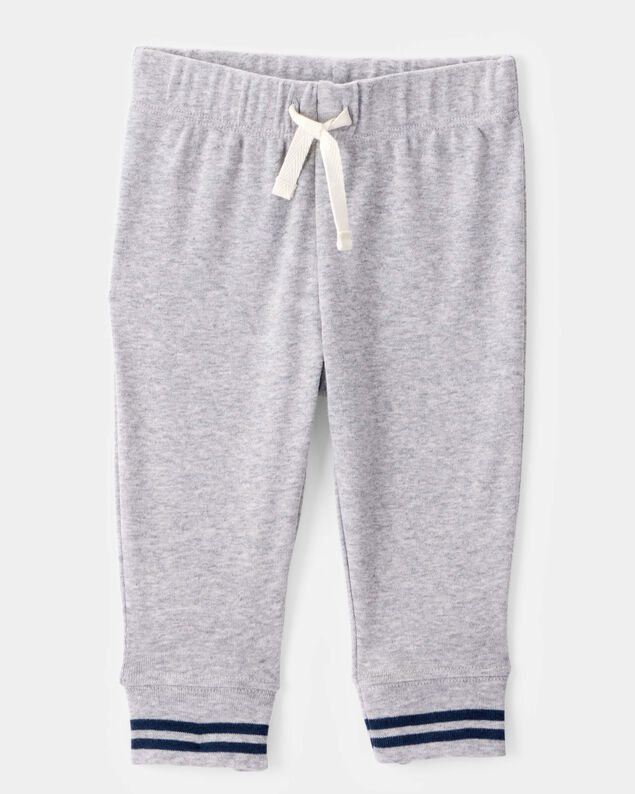 Product image 2 of Baby 2-Piece Game Day Long-Sleeve Bodysuit Pant Set - Grey