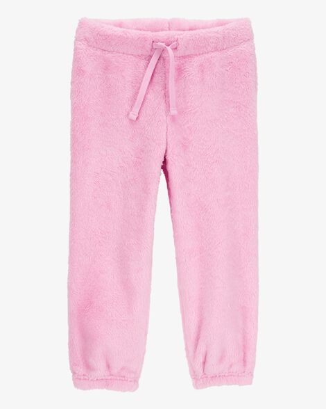  Product image 3 of Toddler Velour Joggers - Pink