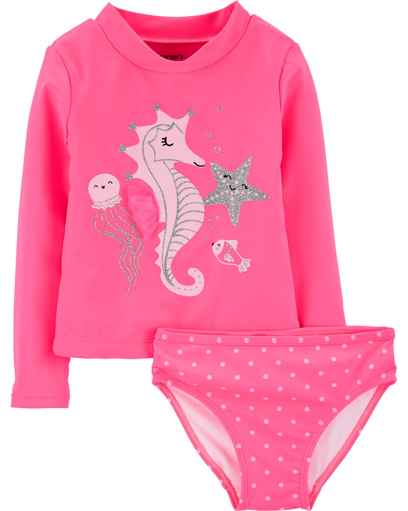 Carter S Seahorse 2 Piece Rashguard Set Carters Com