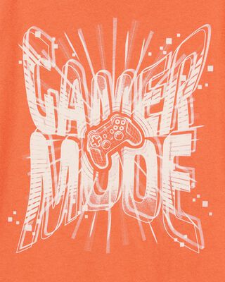 Product image 2 of Kid Gamer Mode Short-Sleeve Graphic Tee - Orange