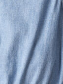 Chambray - Kid Organic Cotton Chambray Romper, Selected
