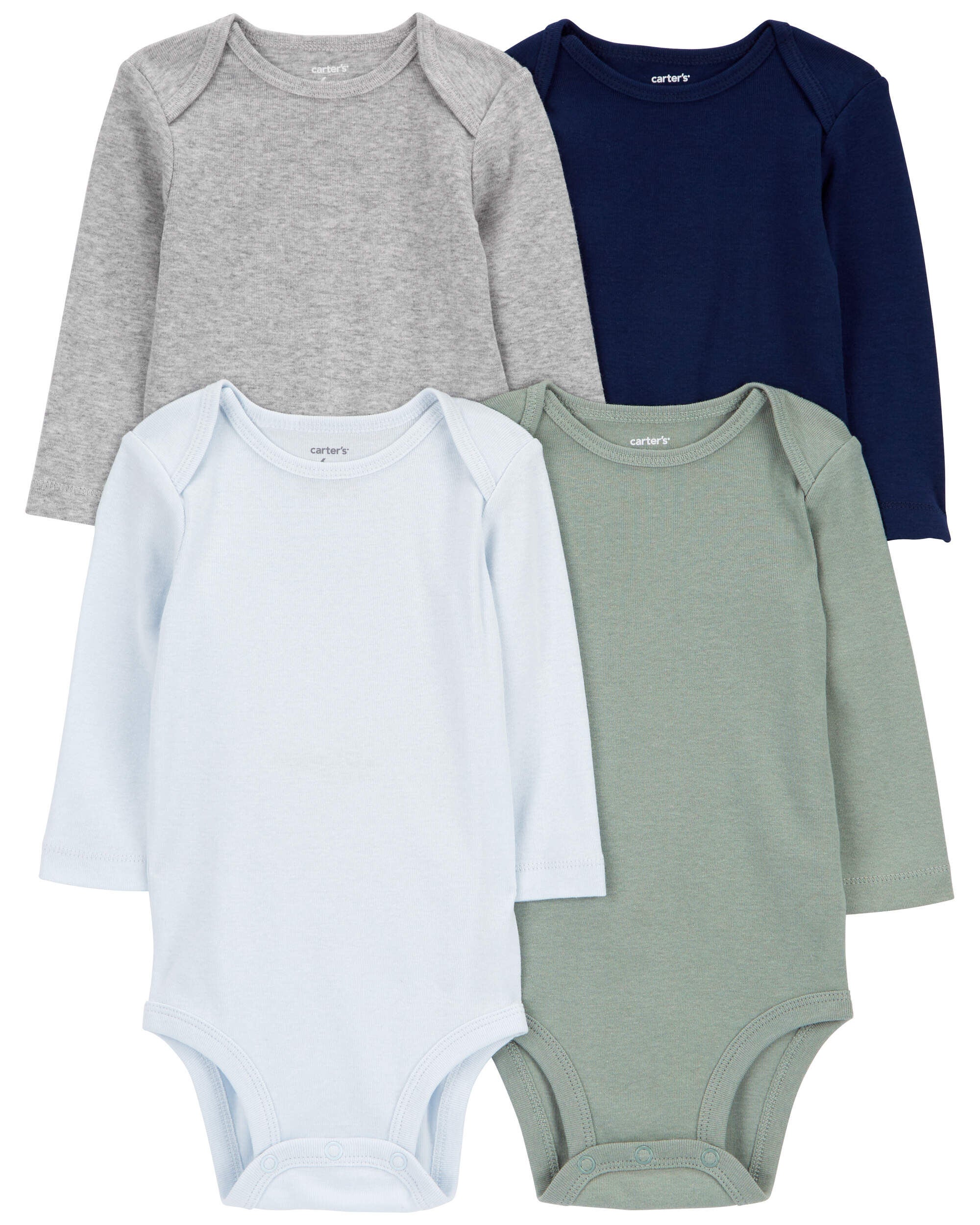 商品画像：Amazon.com: Carhartt Baby Long-Sleeve Pocket Bodysuit, Aruba 4