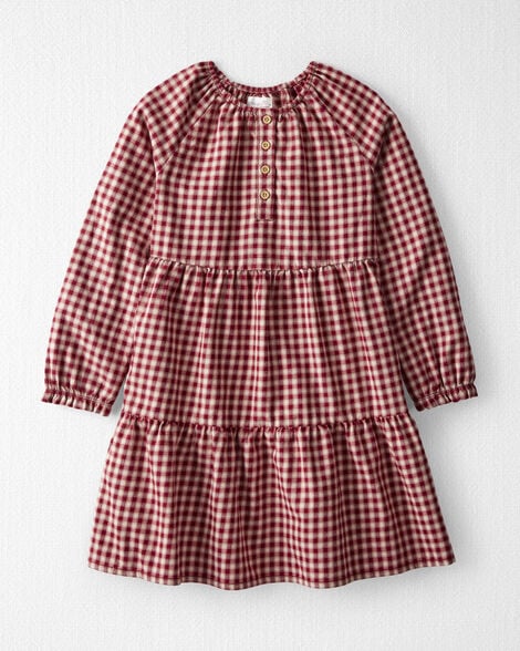 Product image 1 of Kid Cozy Tiered Dress Made with Organic Cotton