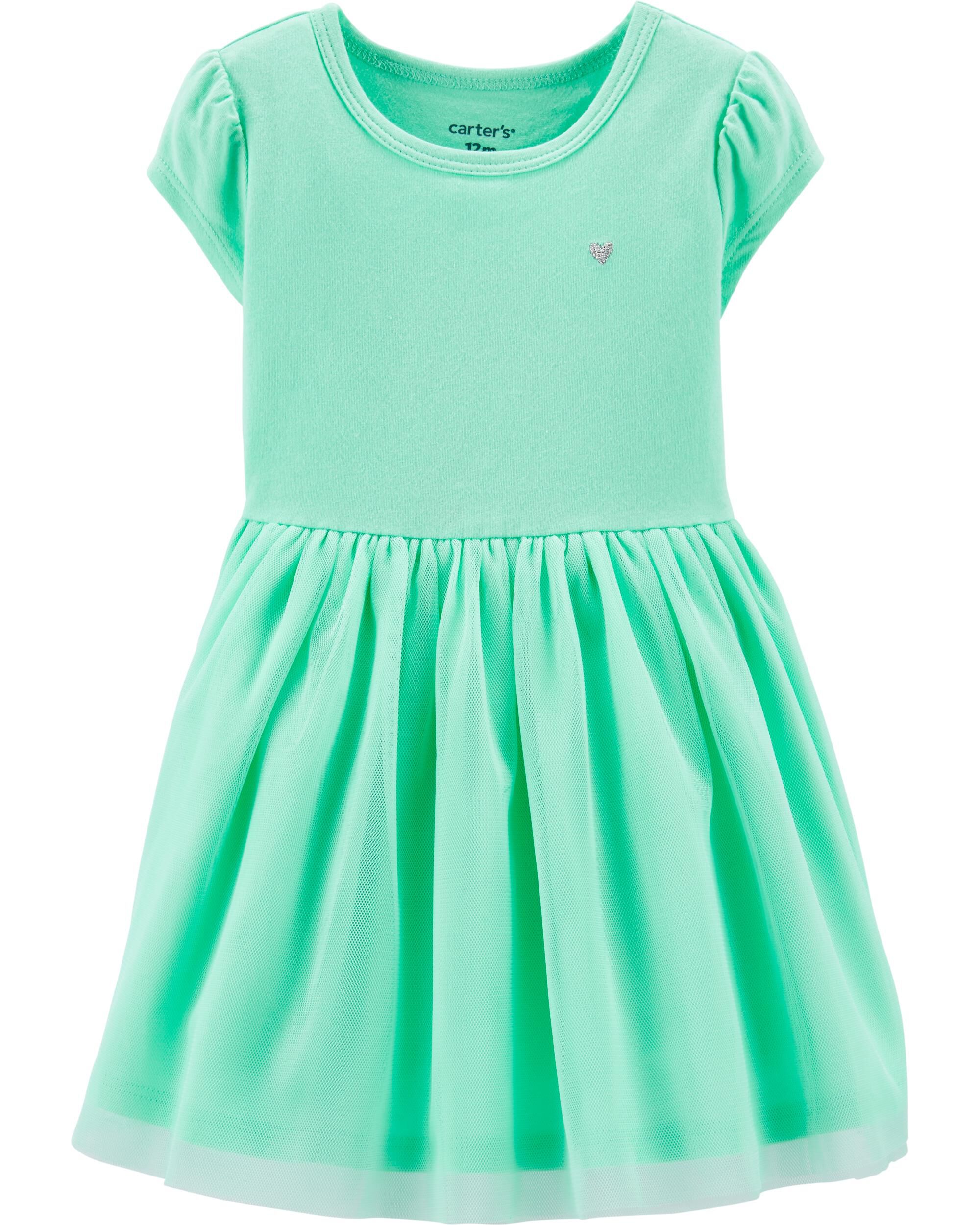 carters green dress