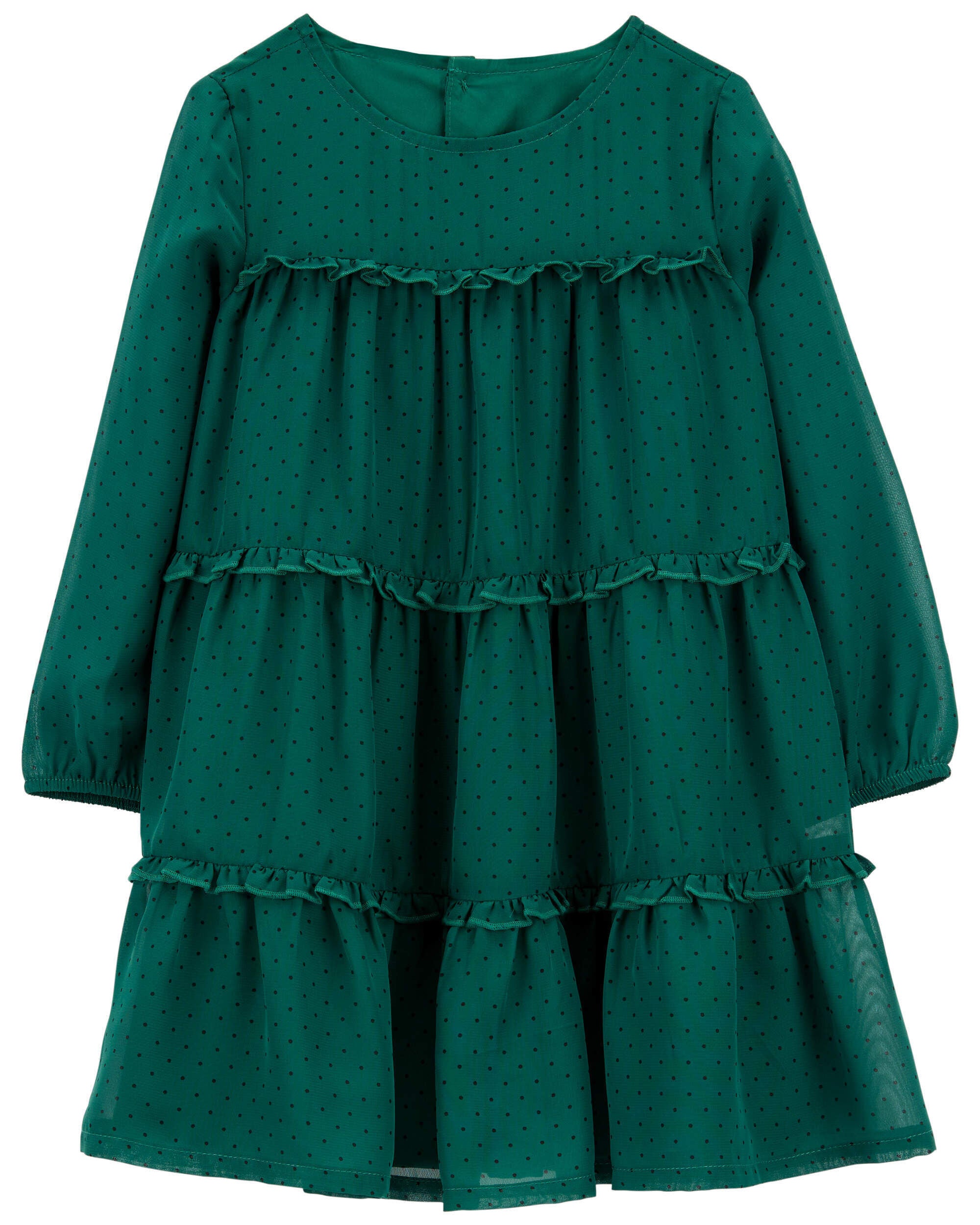 Toddler Crepe Chiffon Holiday Dress Carter s Carter s