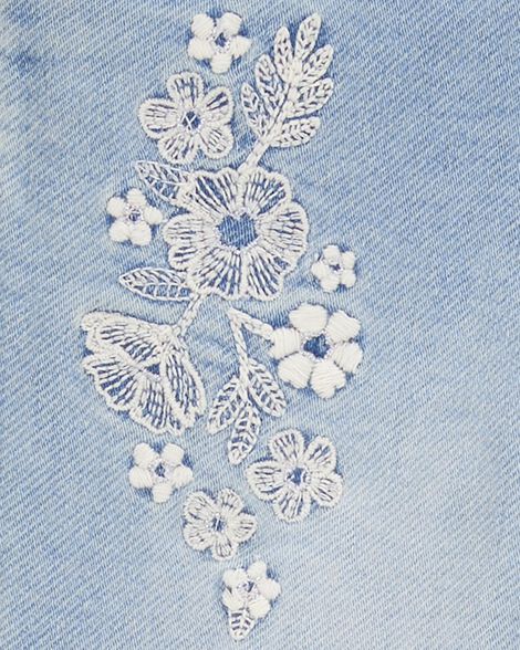 Product image 3 of Baby Embroidered Flowers Iconic Denim Flare Jeans