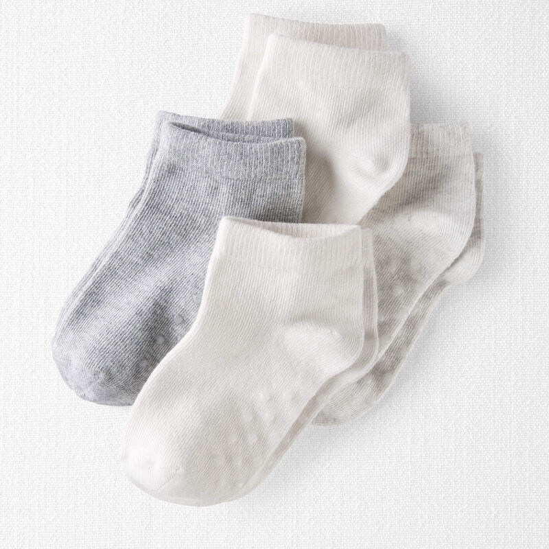 Multi Toddler 4Pack NoSlip Socks