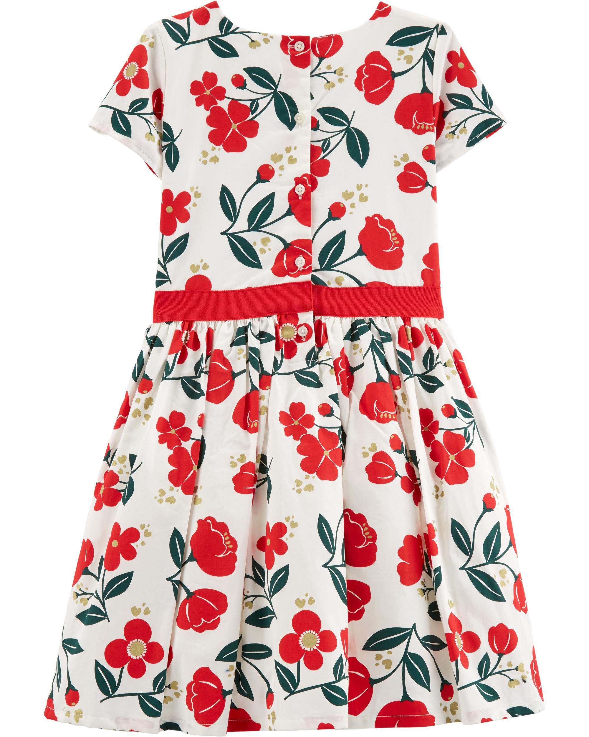 carters floral holiday dress