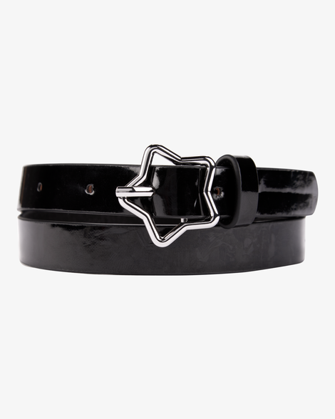 star buckle belt - black