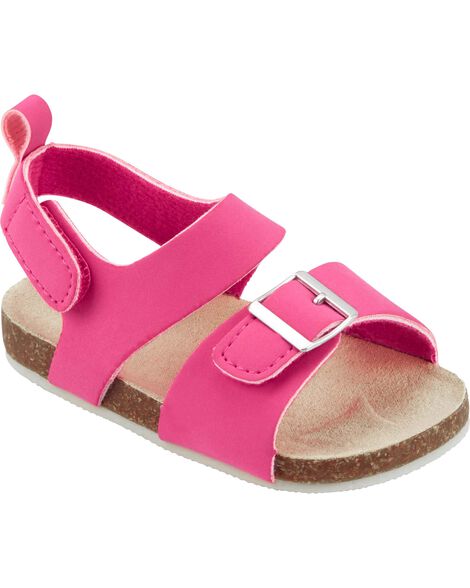Product image 1 of Baby Buckle Faux Cork Sandals