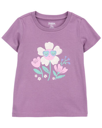 Toddler Cool Flower Graphic Tee
