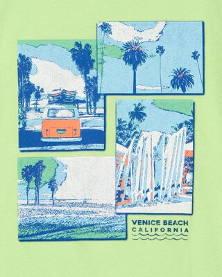 Product image 2 of Kid Venice Beach Graphic Tee - Green