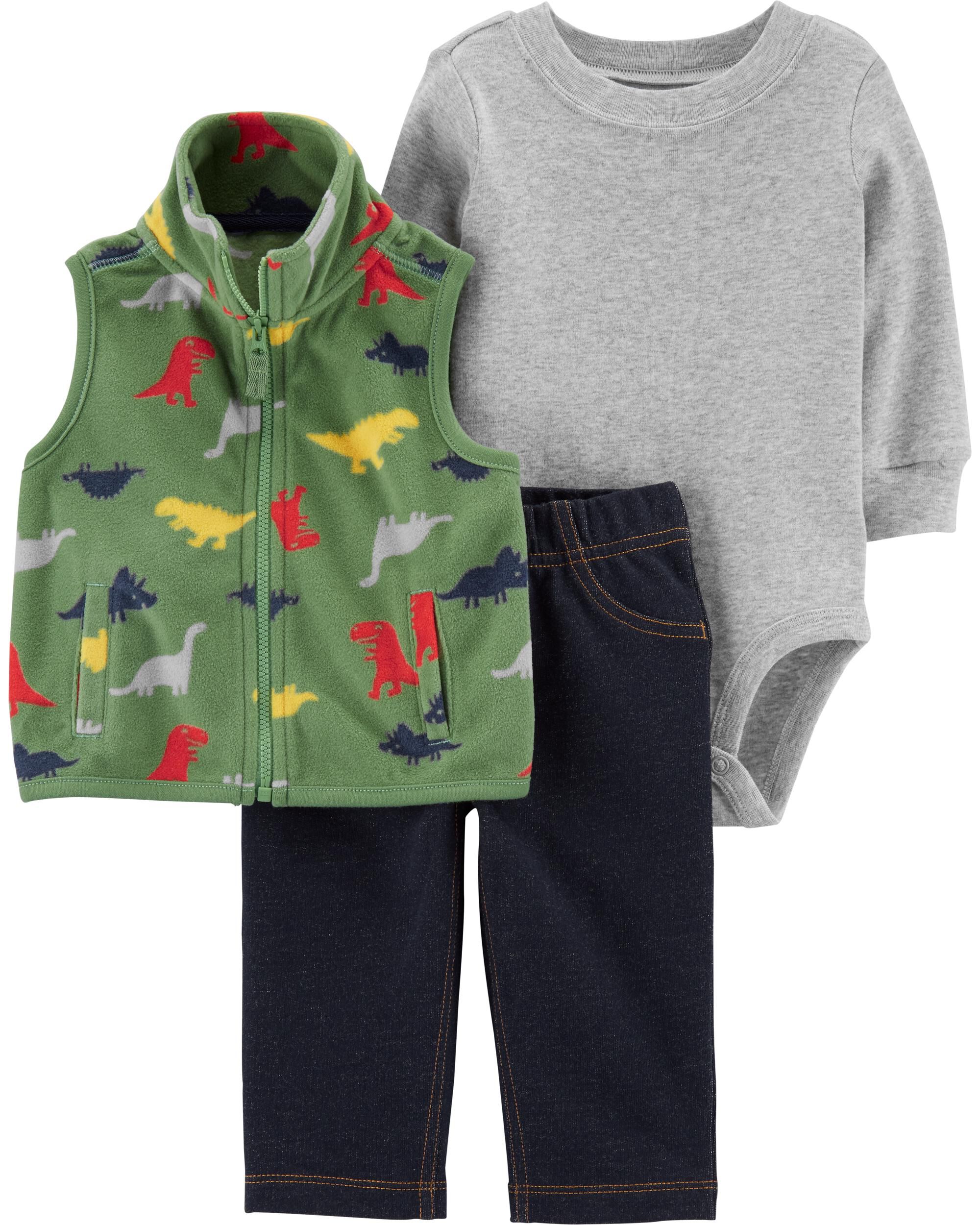 carter's vest outfit