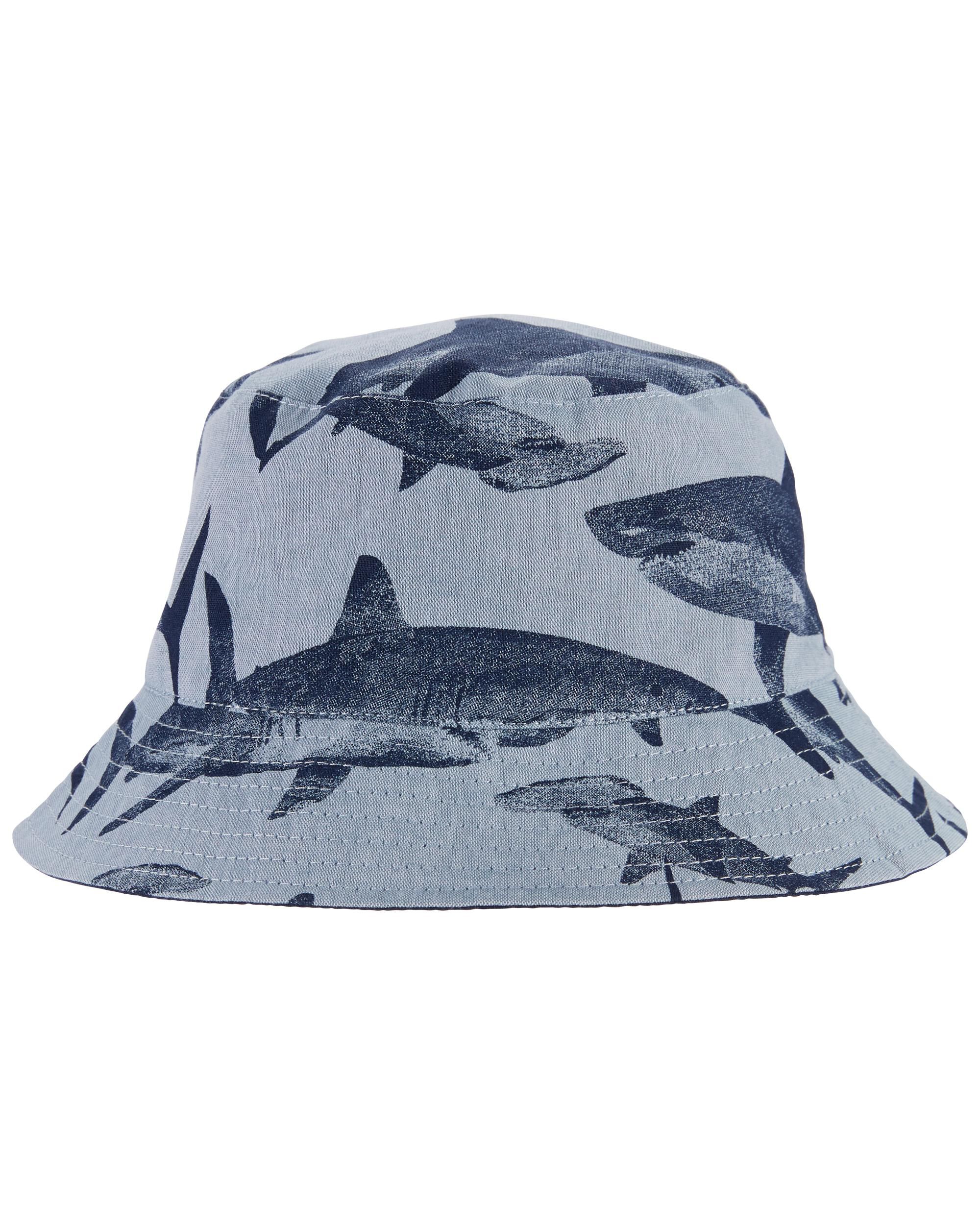 Toddler Blue Reversible Bucket Hat 