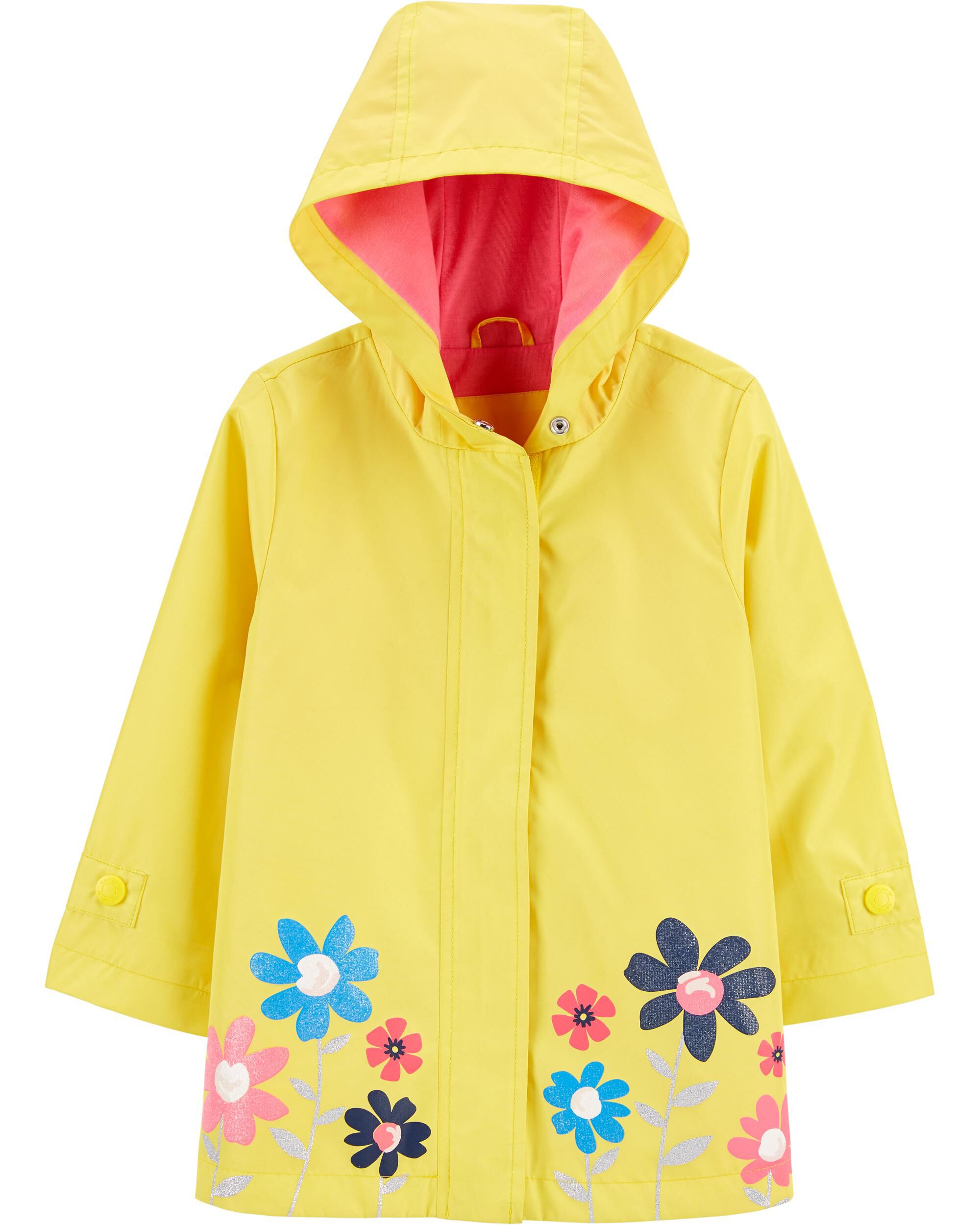 Yellow Baby Floral Raincoat | carters.com