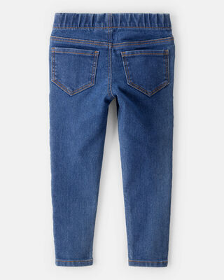 Product image 2 of Toddler Dark Wash Elastic-Waist Jeggings