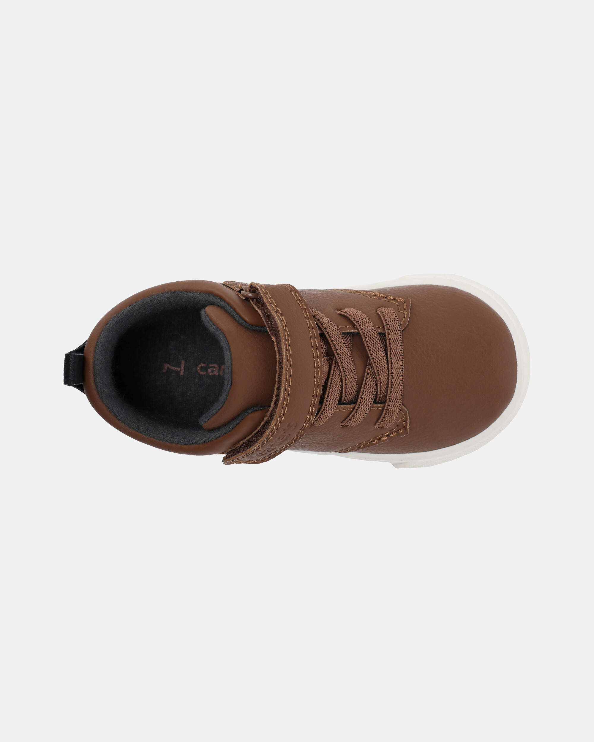 Toddler Boy High-Top Casual Shoes - Brown