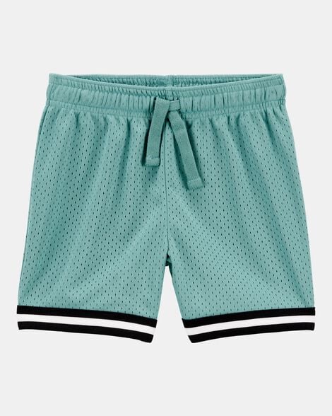 Toddler Fan-Favorite Basketball Mesh Short - Teal