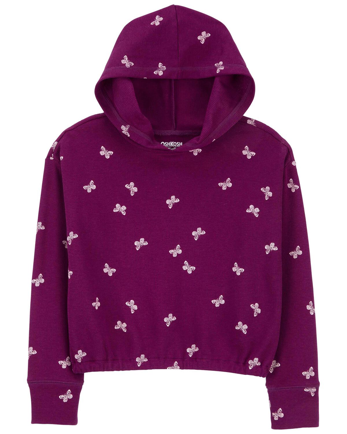 Kid Butterfly Print Pullover Thermal Hoodie OshKosh Carter s kid-butterfly-print-pullover-thermal-hoodie-oshkosh-carter-s