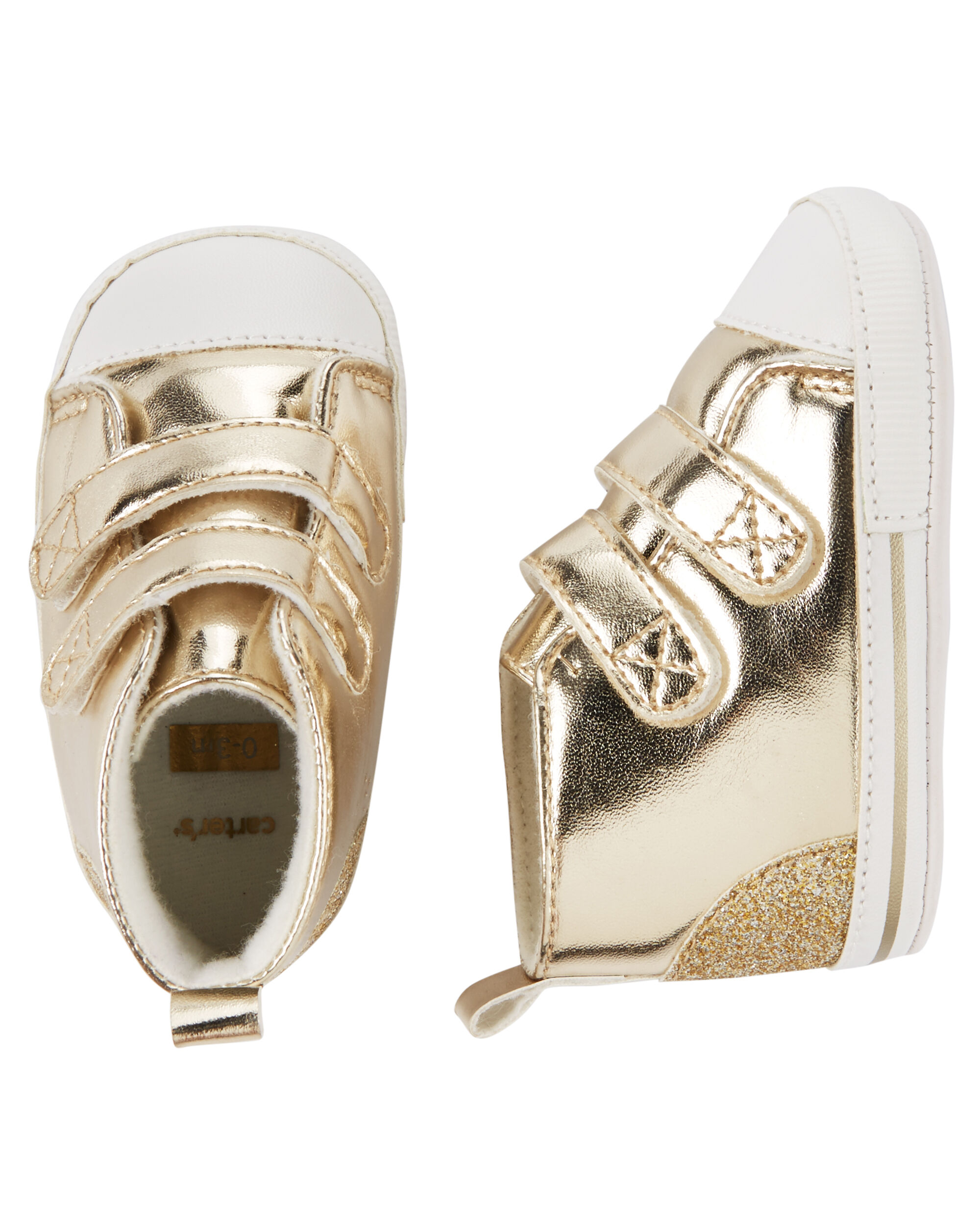 carters gold shoes