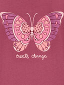 Maroon - Toddler Create Change Graphic Tee, Selected
