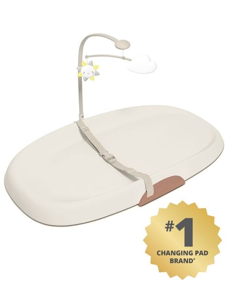 Nursery Style Wipe-Clean Changing Pad - 16 in - Oat