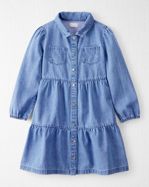 Product image 1 of Girls Organic Cotton Chambray Dress