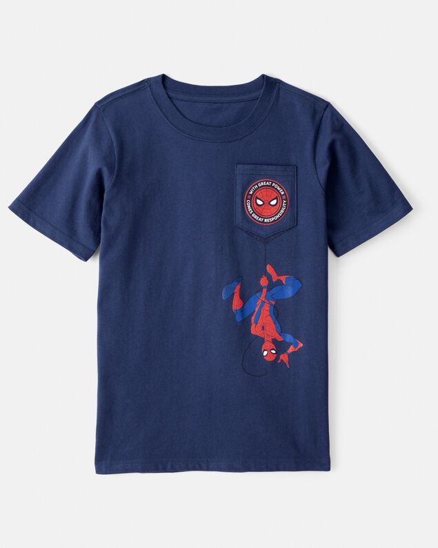 Product image 1 of Kid Marvel™ Spider-Man Short-Sleeve Graphic Tee - Blue