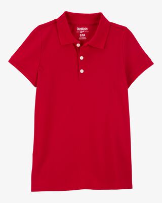 Product image 1 of Kid Pique Cotton Uniform Polo