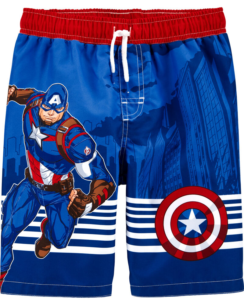 Captain America Swim Trunks Carters Com