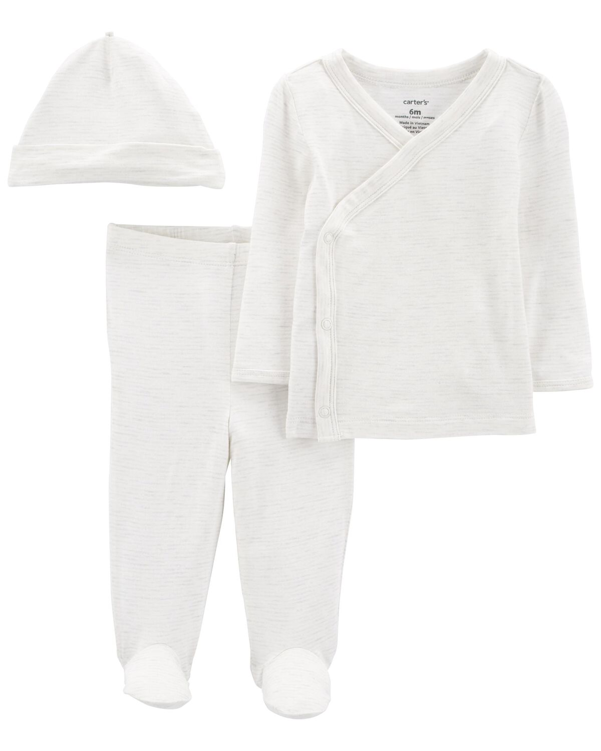 Baby 3-Piece PurelySoft Side-Snap Set - Carter