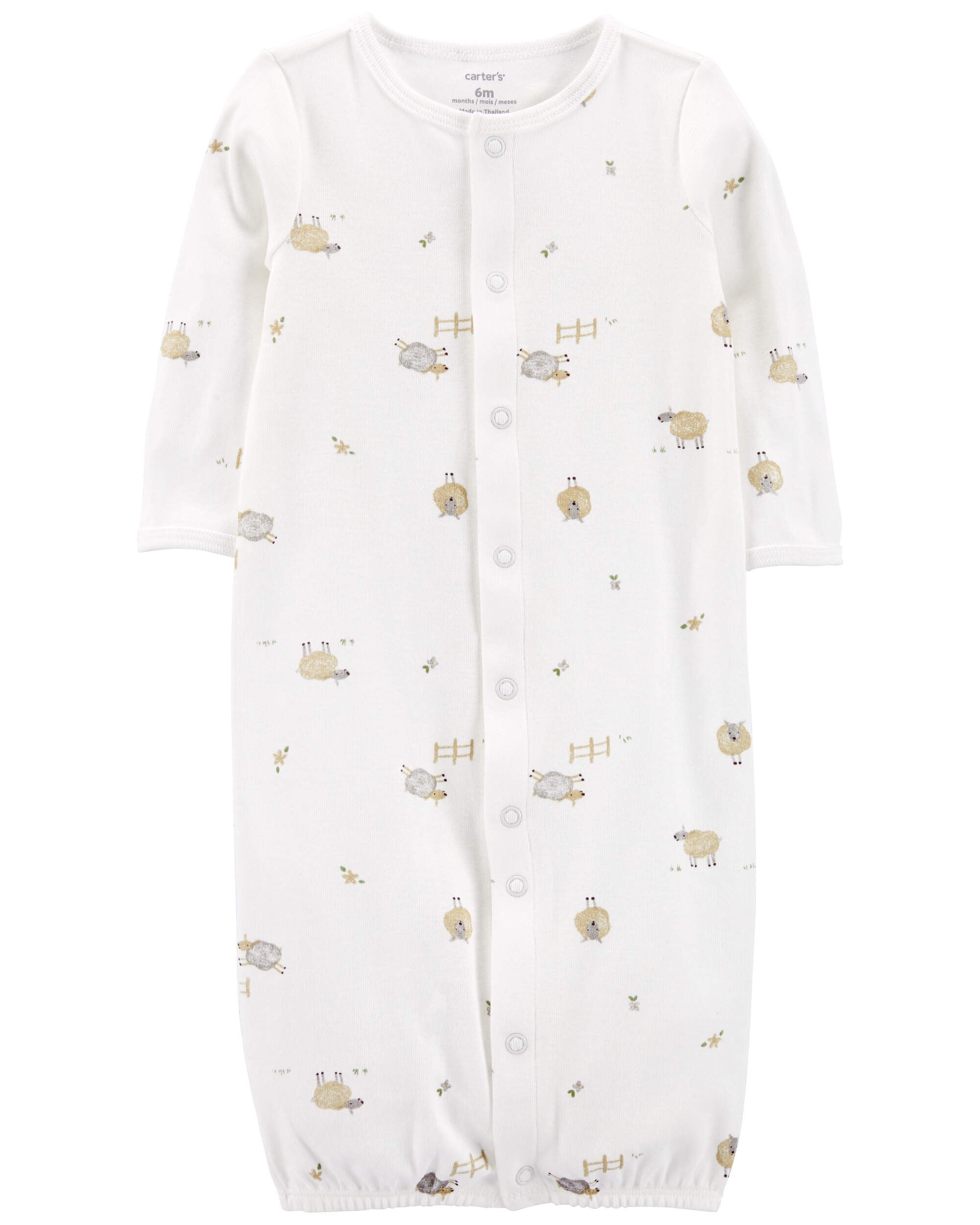 Baby 3 Piece Converter Gown Set