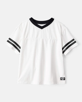 Product image 1 of Girls Short-Sleeve Jersey Top - White