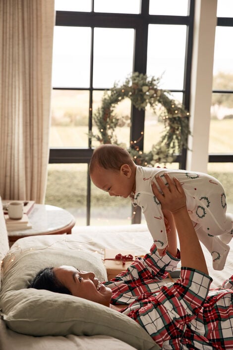 Product image 5 of Baby Christmas Zip-Up PurelySoft Sleep & Play Pajamas