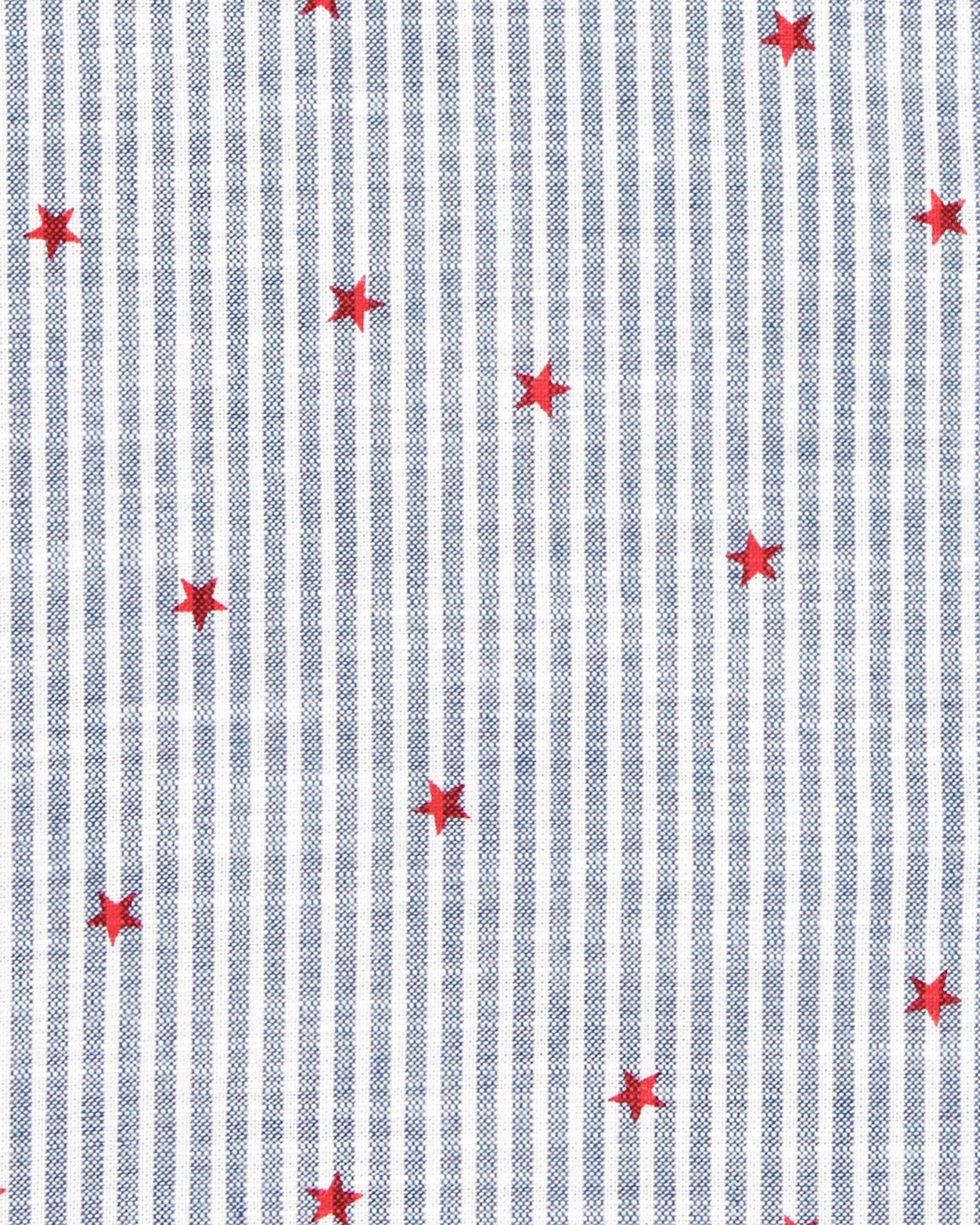 Kid Stars and Stripes Button-Down Shirt