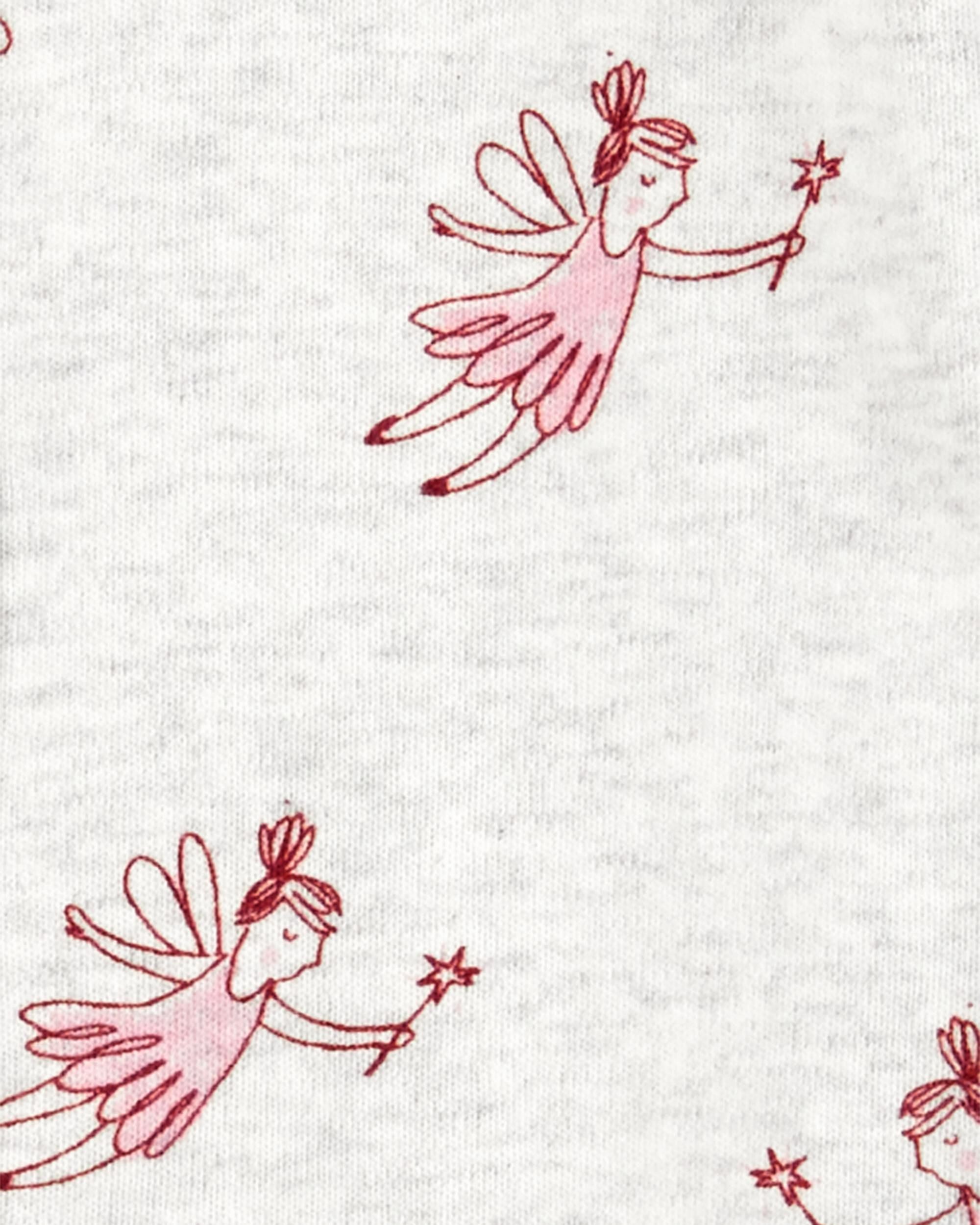 Baby Ballet Snap Up Cotton Blend Sleep Play Pajamas