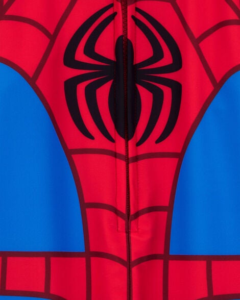  Product image 2 of Toddler Marvel™ Spider-Man 1-Piece Rashguard Swimsuit - Blue/Red
