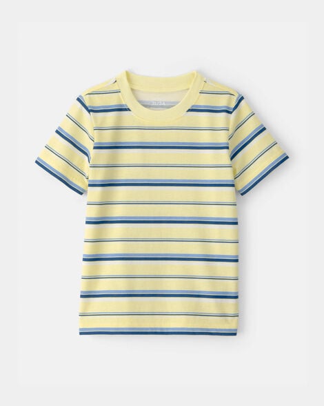 toddler striped t-shirt - yellow/blue