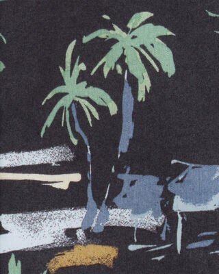 Product image 2 of Baby Short-Sleeve Tropical Print Button-Front Shirt